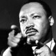 Martin Luther King Jr, pointing like a boss